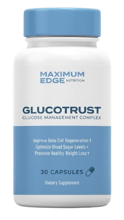 GlucoTrust supplement bottle front view